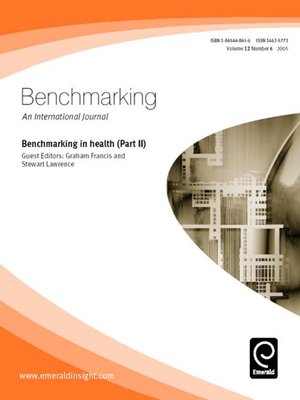 cover image of Benchmarking: An International Journal, Volume 12, Issue 6